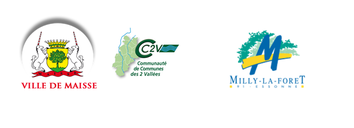 Villes de Maisse et de Milly-la-Forêt, la Communauté de communes de deux Vallées