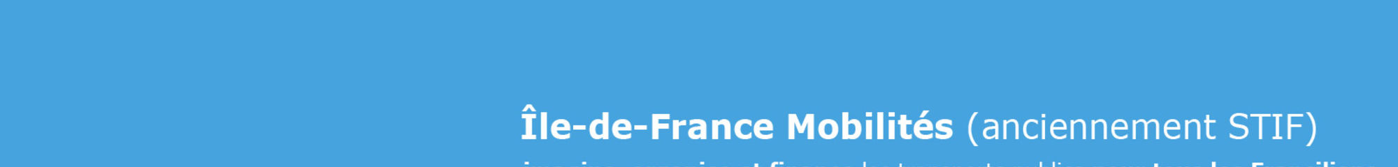 ILE DE FRANCE MOBILITES
